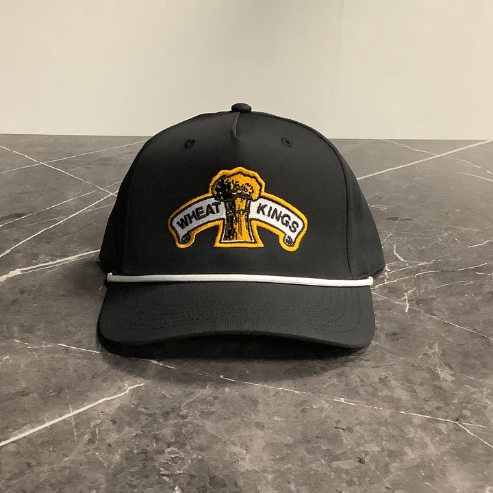 Black Wheat Kings Rope Hat