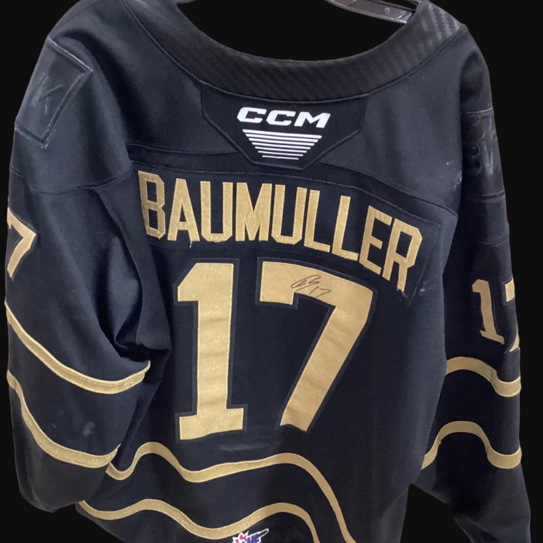 Game Used Black Jersey 2024/25 #17 BAUMULLER