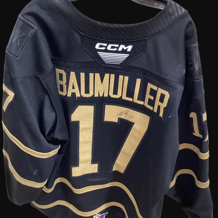 Game Used Black Jersey 2024/25 #17 BAUMULLER