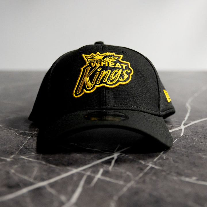 New Era 39Thirty Fitted Hat - Black/Heather Black