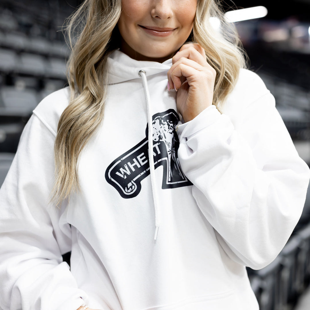 Wheat Kings White Out Adult Hoodie