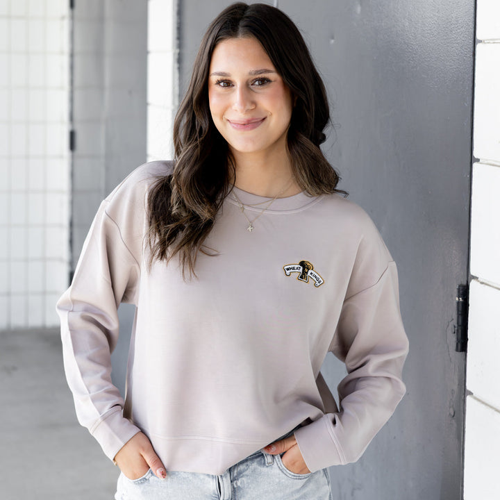 Swannies Sienna Cropped Crewneck
