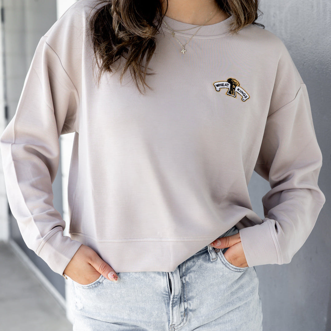 Swannies Sienna Cropped Crewneck