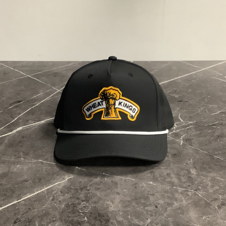 Black Wheat Kings Rope Hat