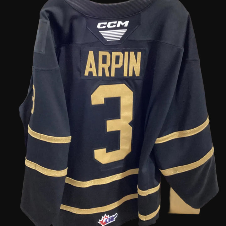 Game Used Black Jersey 2024/25 #3 ARPIN