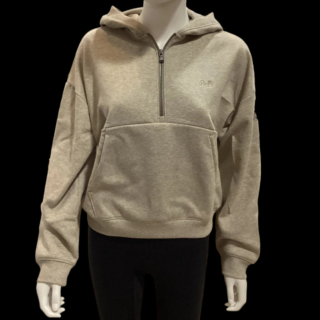 UA Women's Icon Fleece 1/2 Zip Hoodie