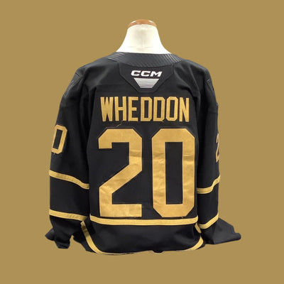 Game Used Black Jersey 2023/24 #20 Wheddon