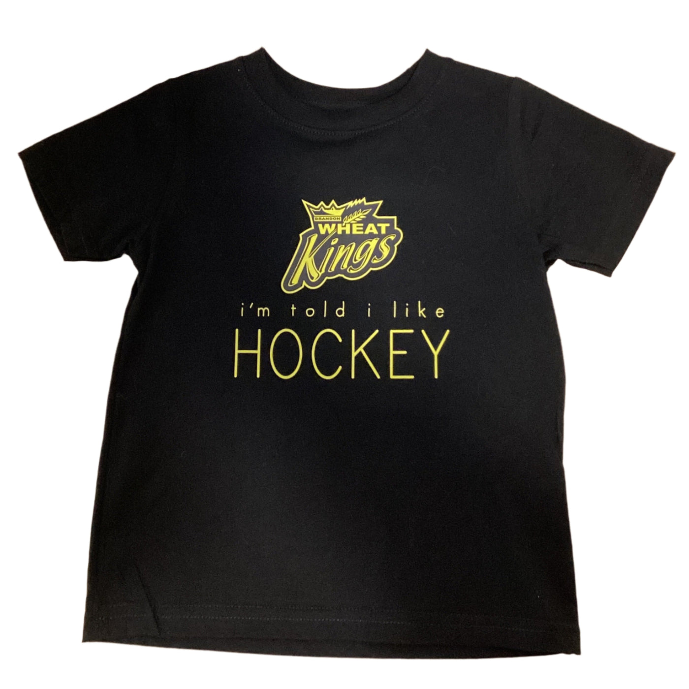 I'm Told I Like Hockey Toddler T-Shirt