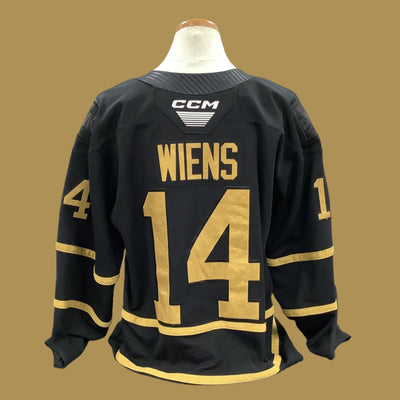 Game Used Black Jersey 2023/24 #14 Wiens