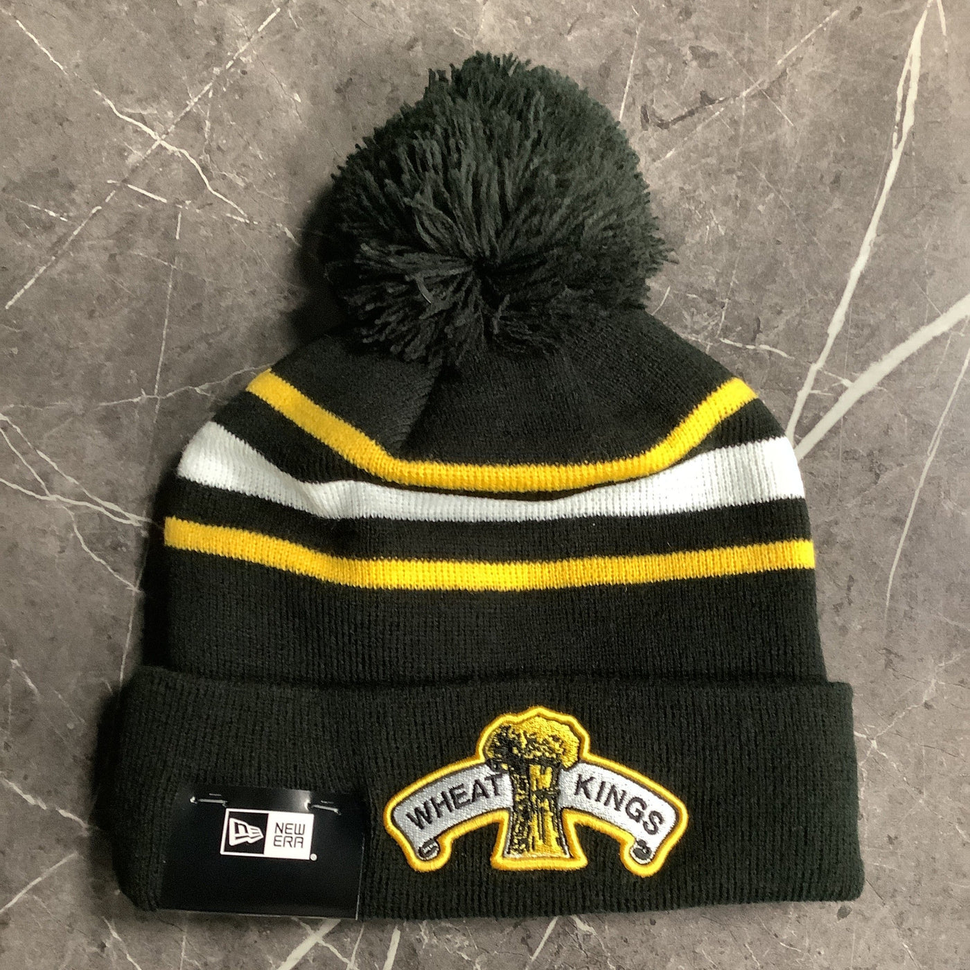 New Era Pom Toque - Retro Logo