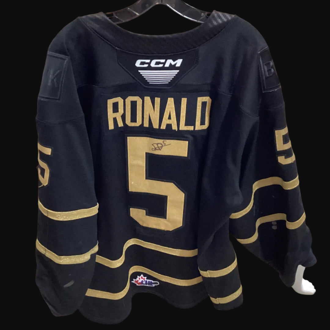 Game Used Black Jersey 2024/25 #5 RONALD