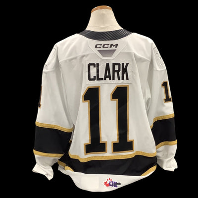 Game Used White Jersey 2023/24 #11 Clark