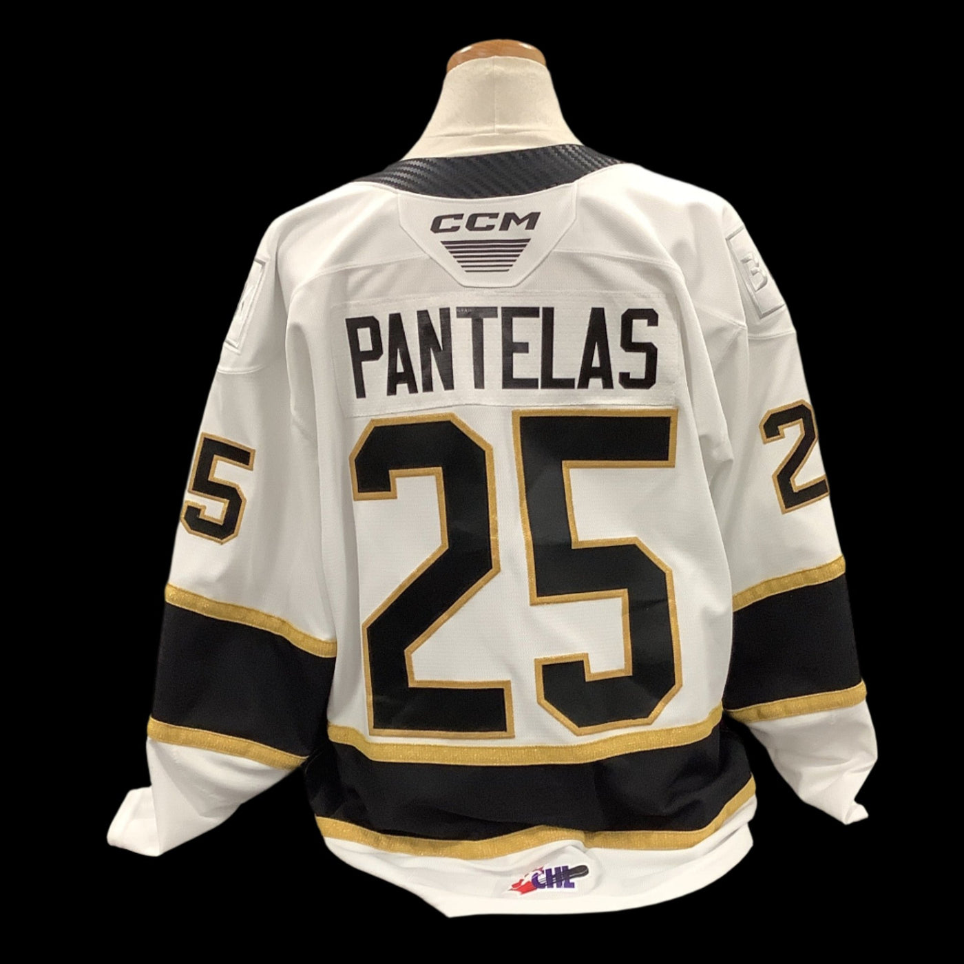 Game Used White Jersey 2023/24 #25 Pantelas