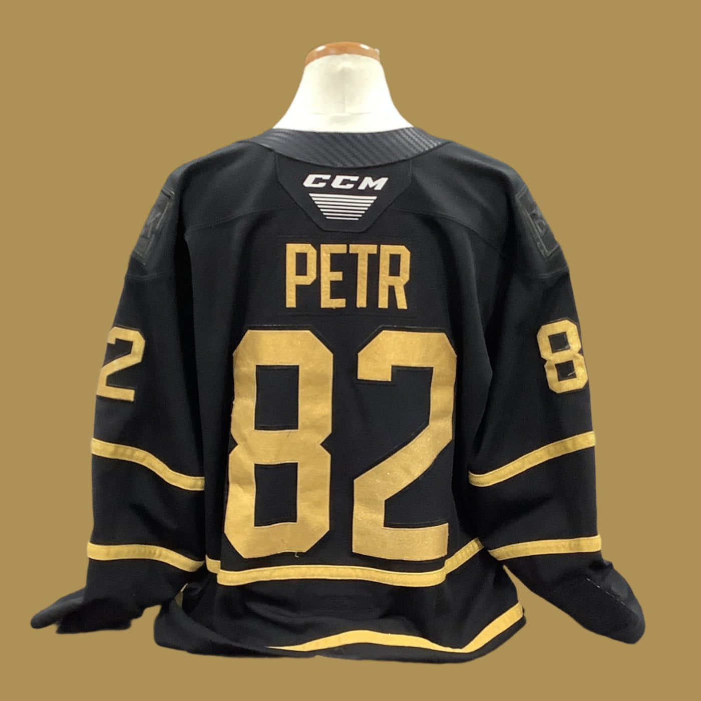 Game Used Black Jersey 2023/24 #82 Petr