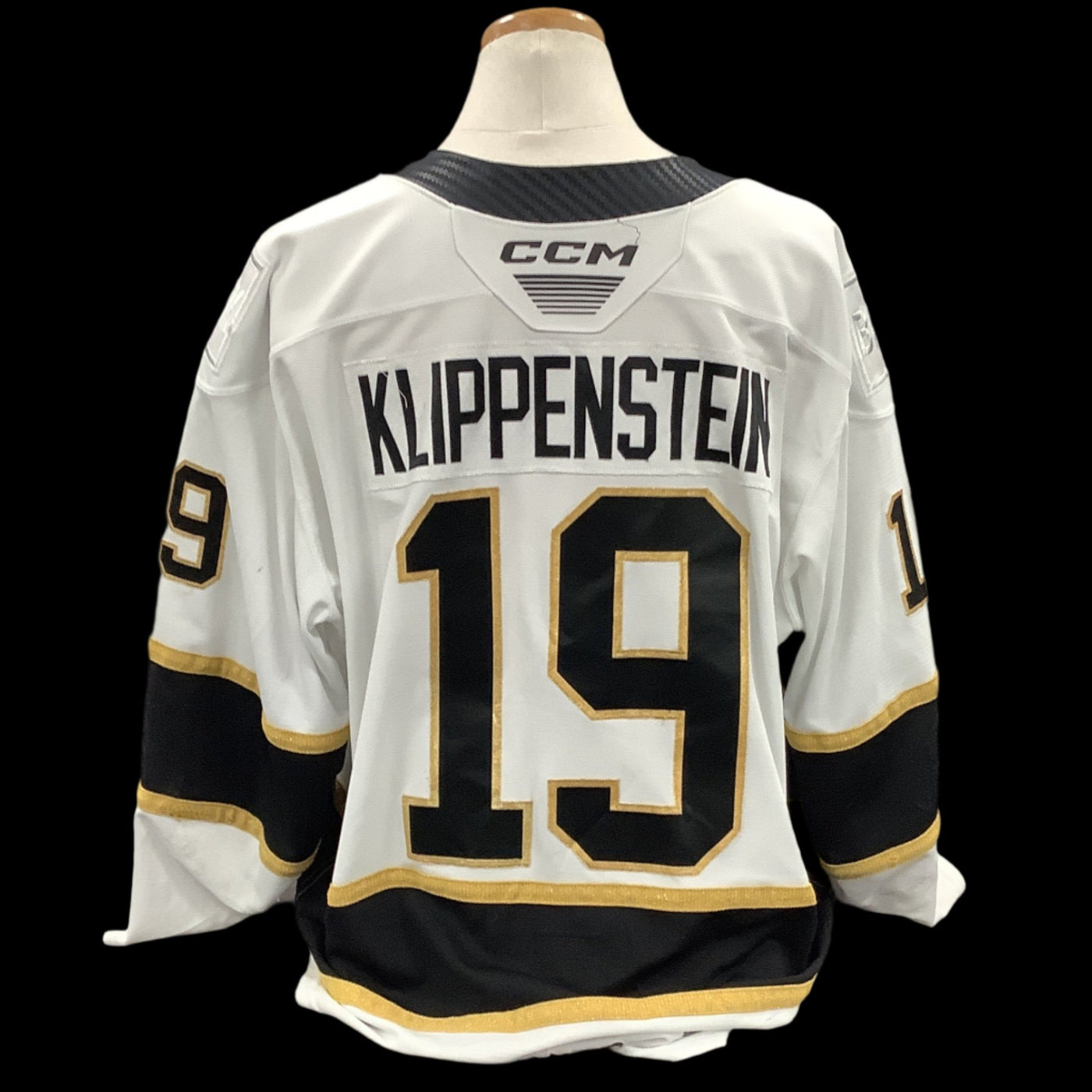 Game Used White Jersey 2023/24 #19 Klippenstein