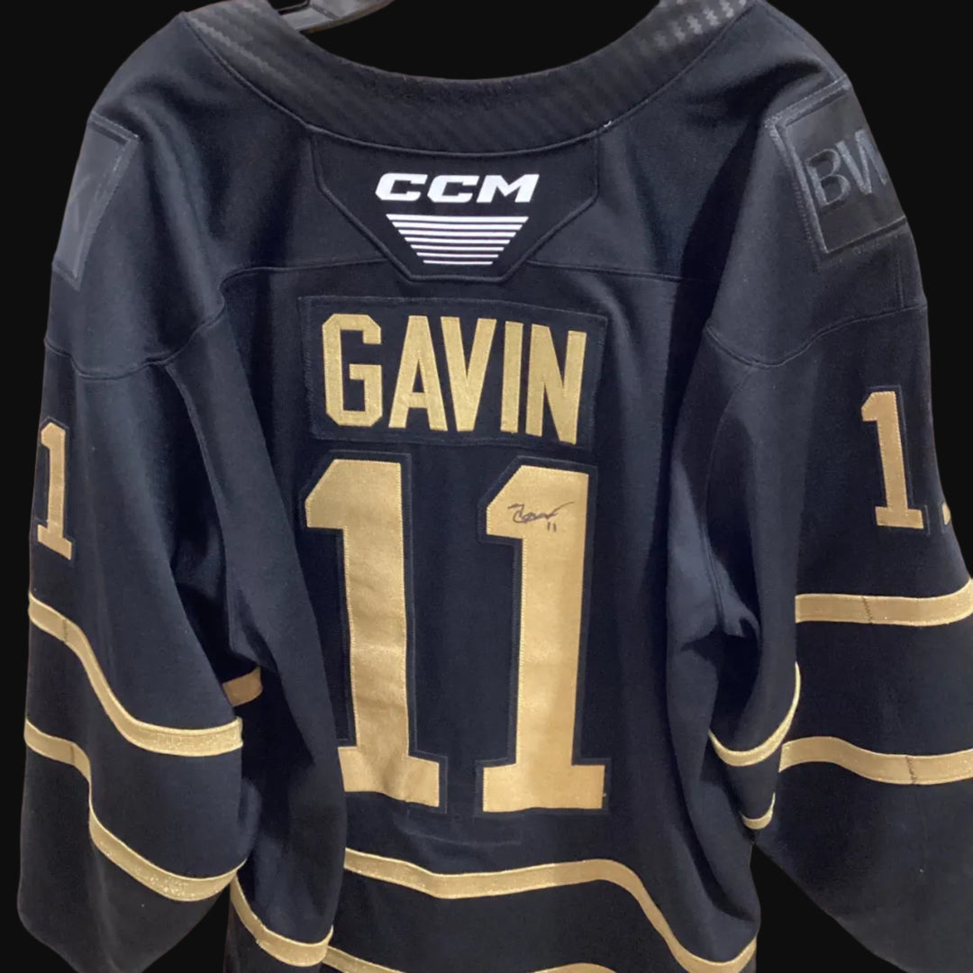 Game Used Black Jersey 2024/25 #11 GAVIN