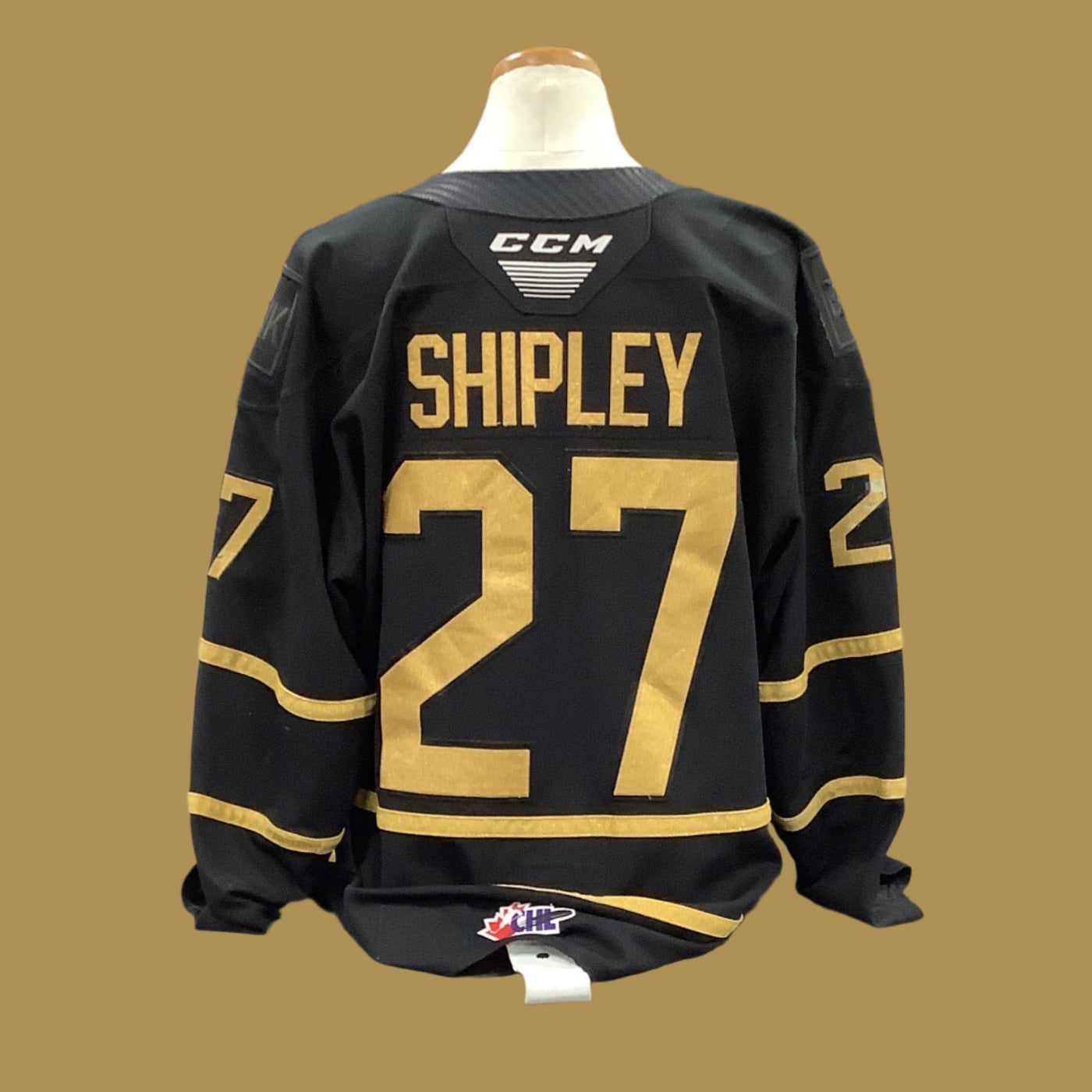 Game Used Black Jersey 2023/24 #27 Shipley