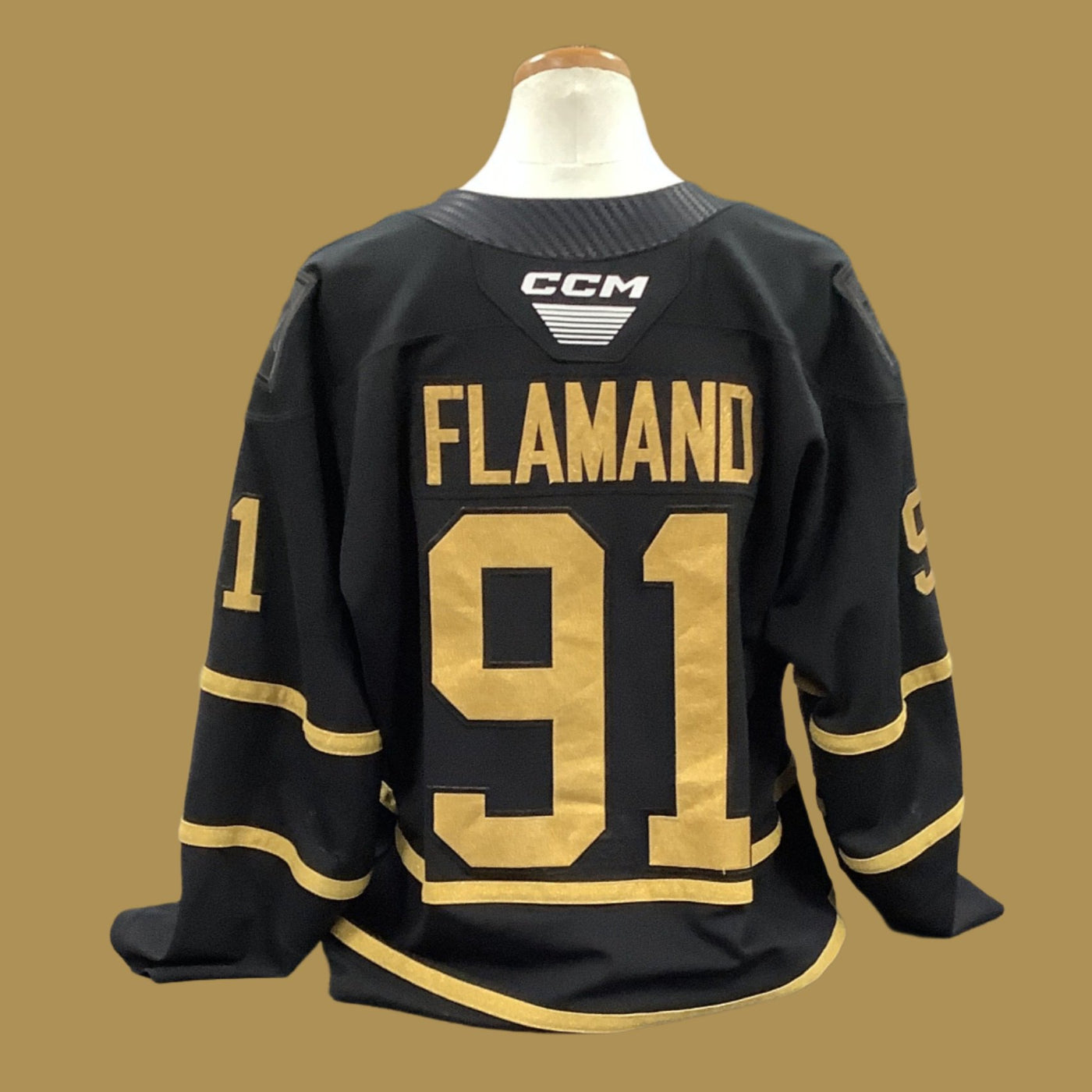 Game Used Black Jersey 2023/24 #91 Flamand