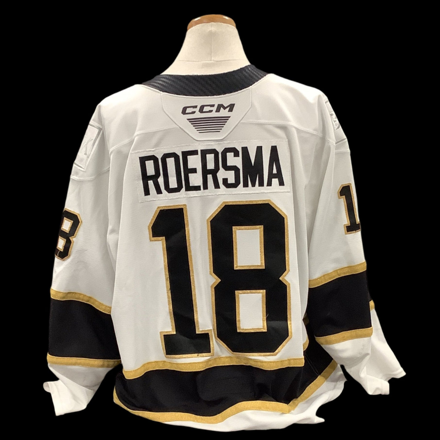 Game Used White Jersey 2023/24 #18 Roersma