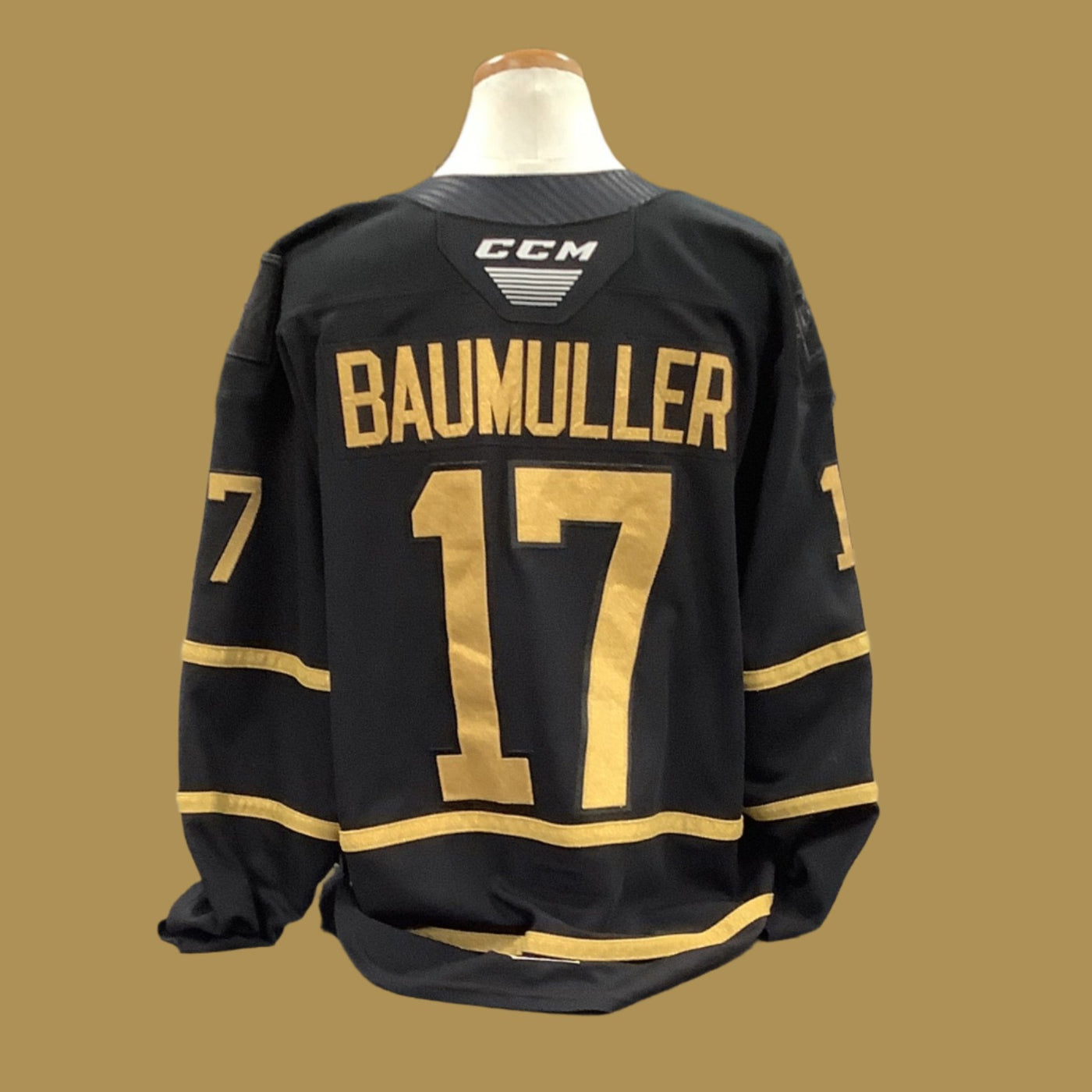 Game Used Black Jersey 2023/24 #17 Baumuller