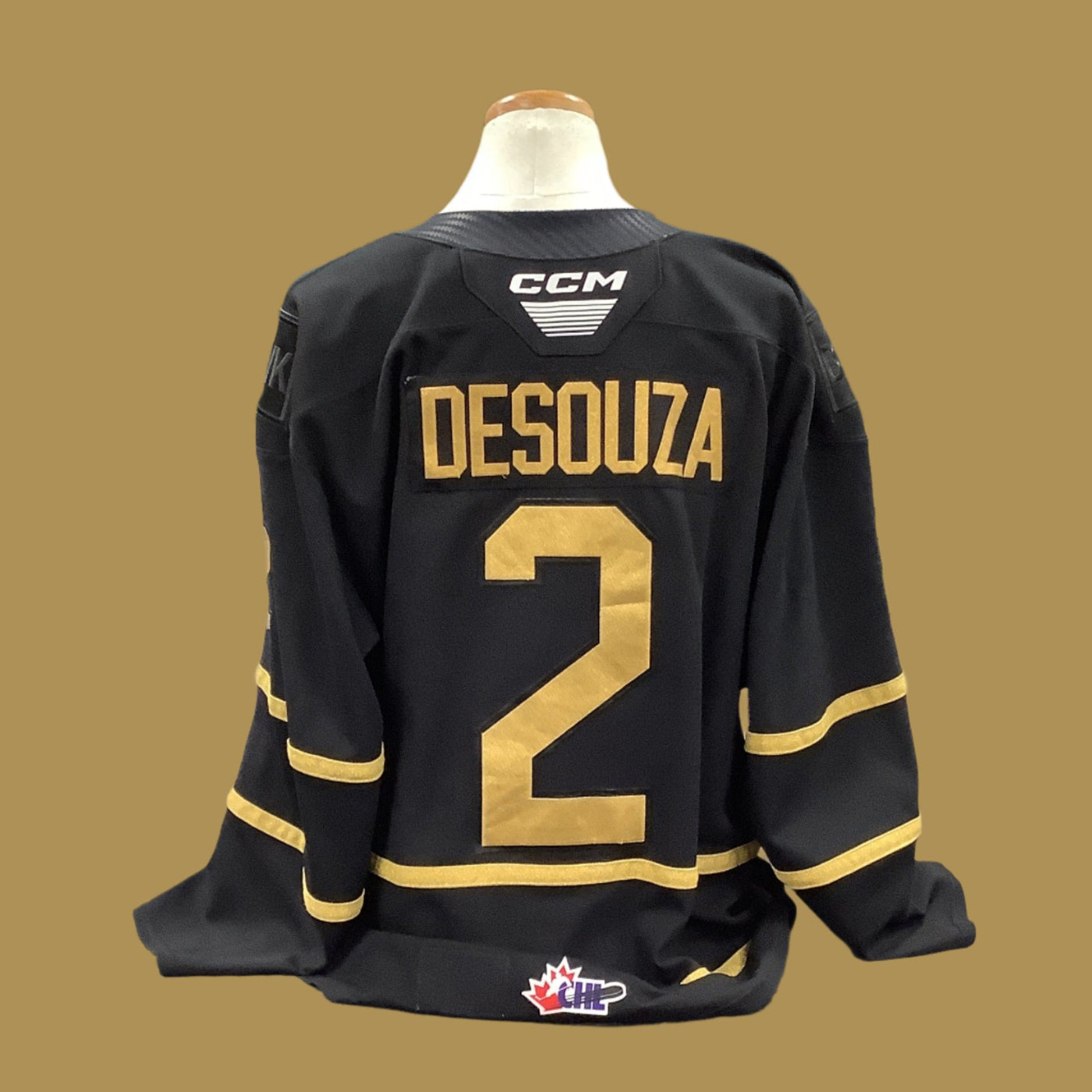 Game Used Black Jersey 2023/24 #2 Desouza