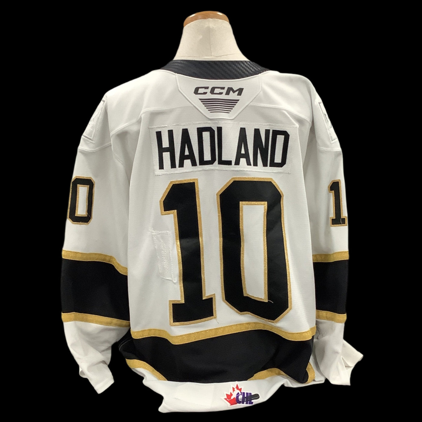 Game Used White Jersey 2023/24 #10 Hadland