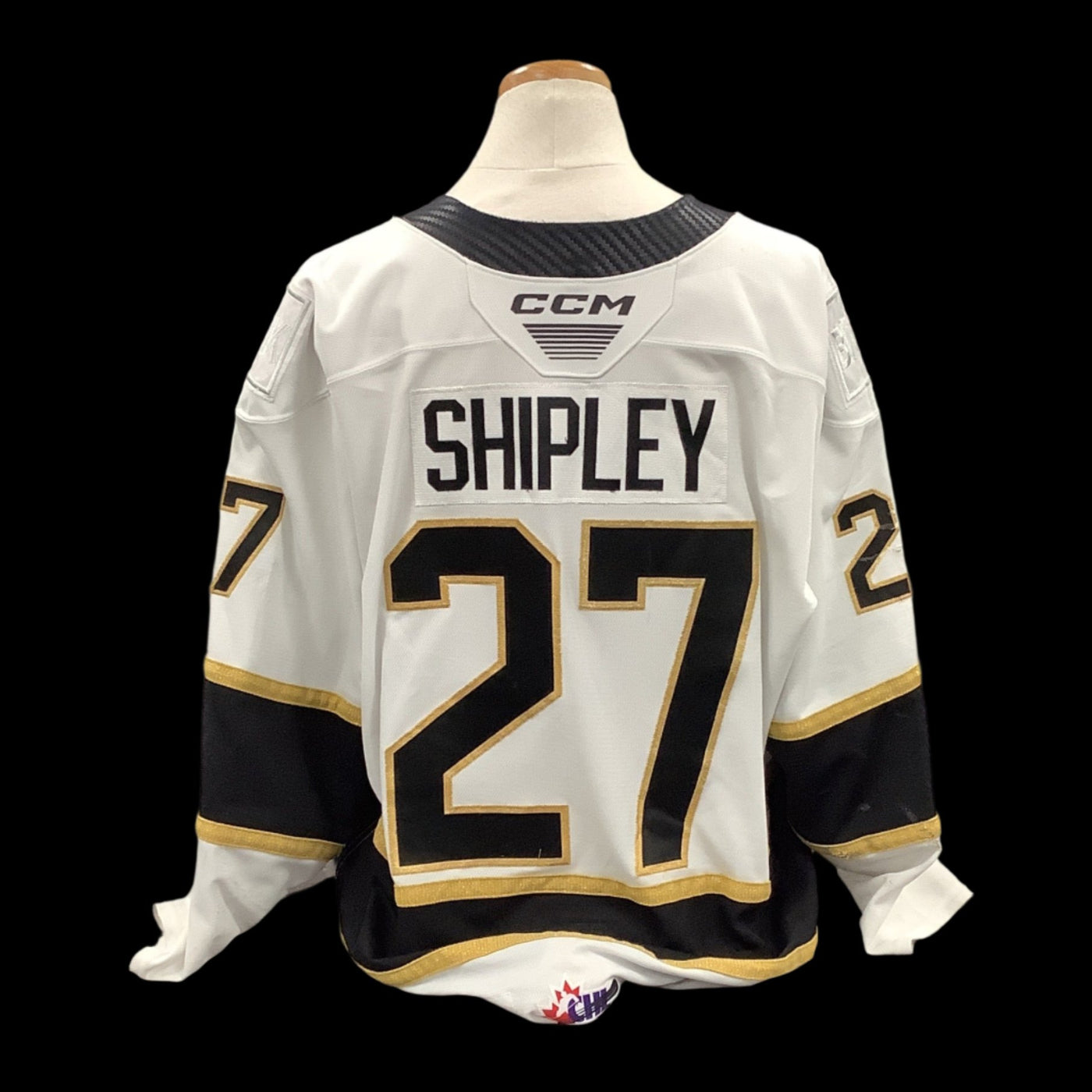 Game Used White Jersey 2023/24 #27 Shipley