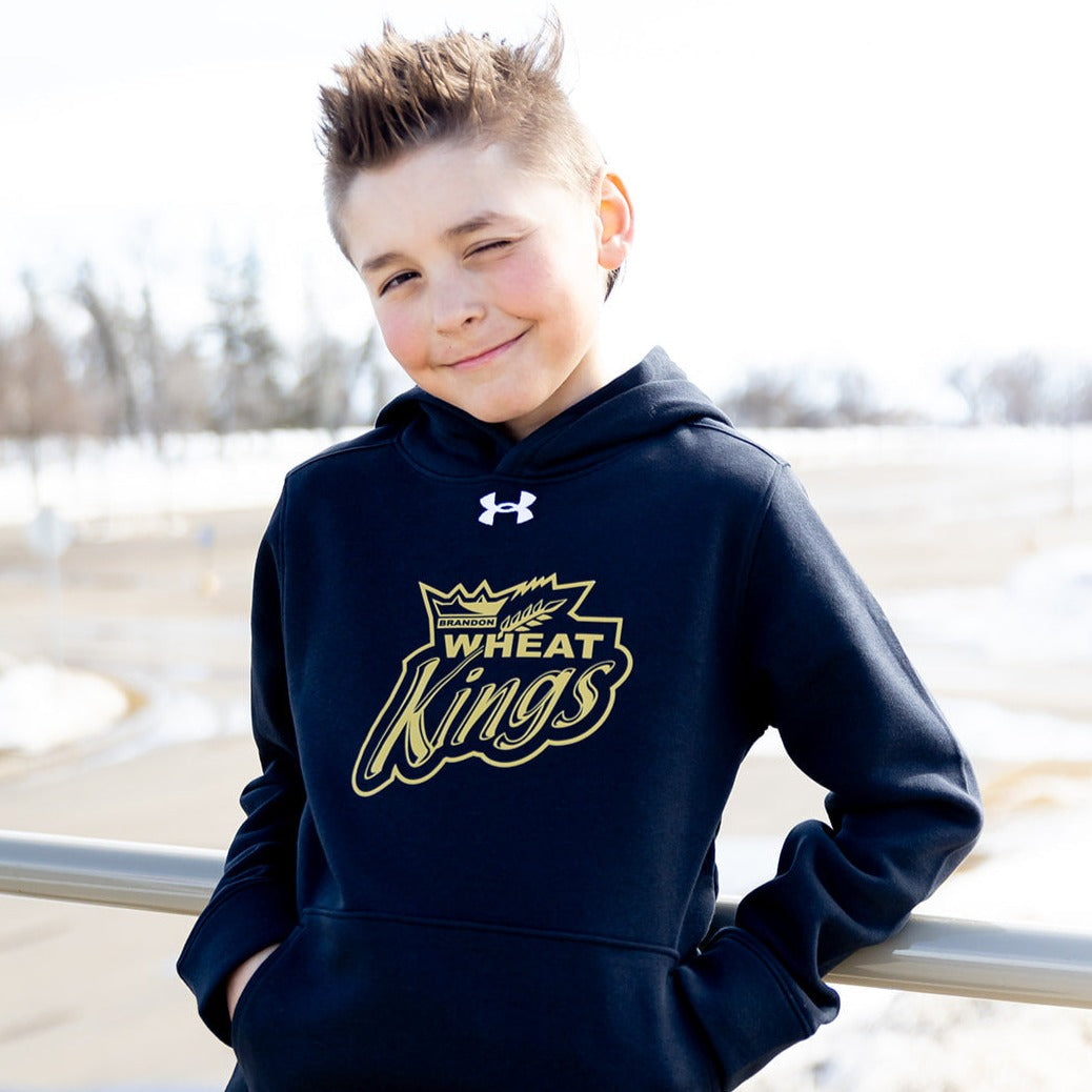 UA Youth Hustle Fleece Hoodie