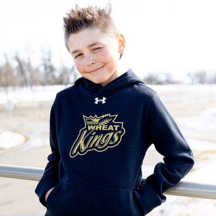 UA Youth Hustle Fleece Hoodie