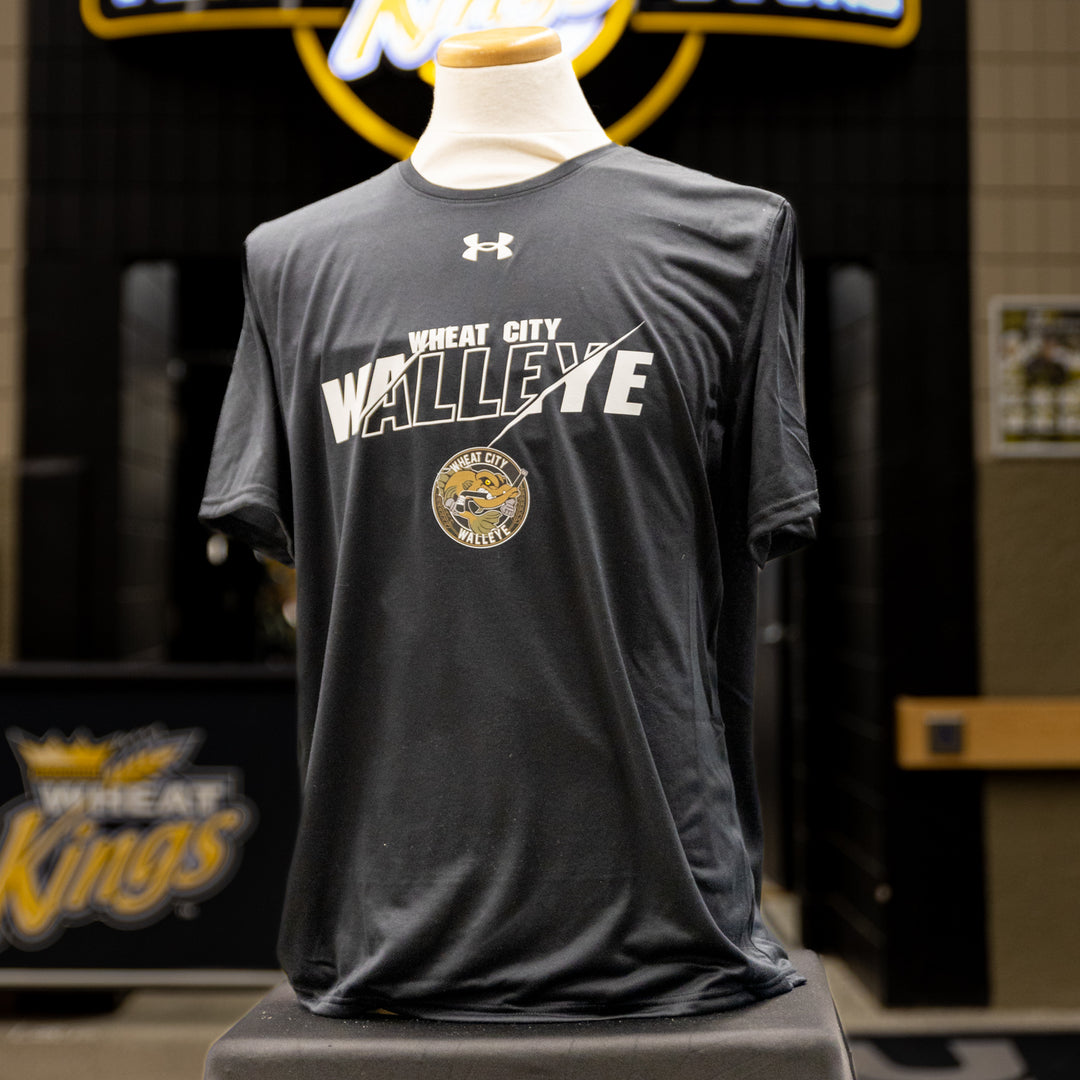 UA Men's Team Tech Short Sleeve - Wheat City Walleye
