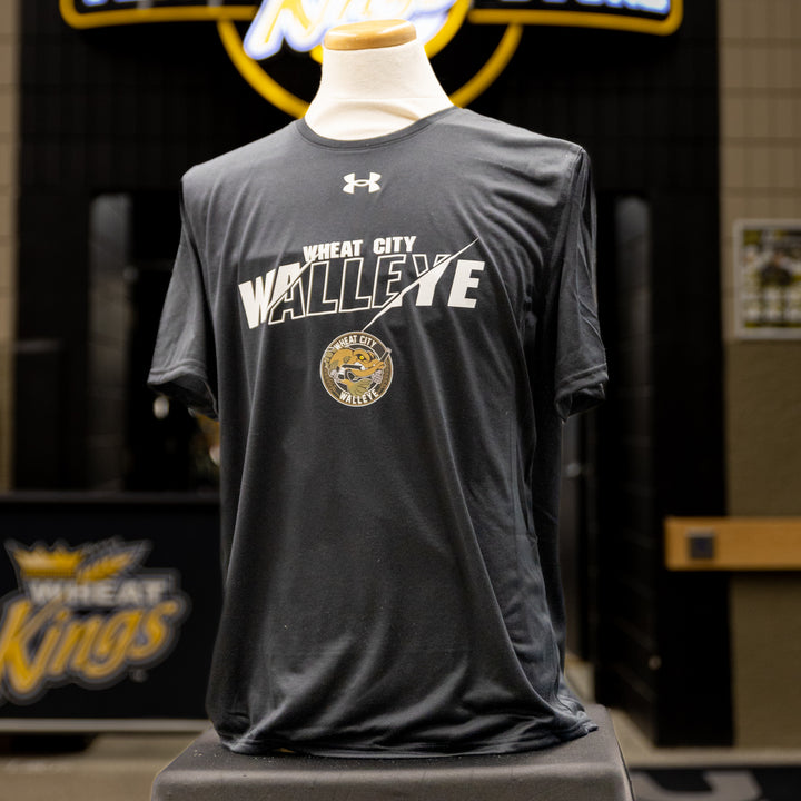 UA Men's Team Tech Short Sleeve - Wheat City Walleye