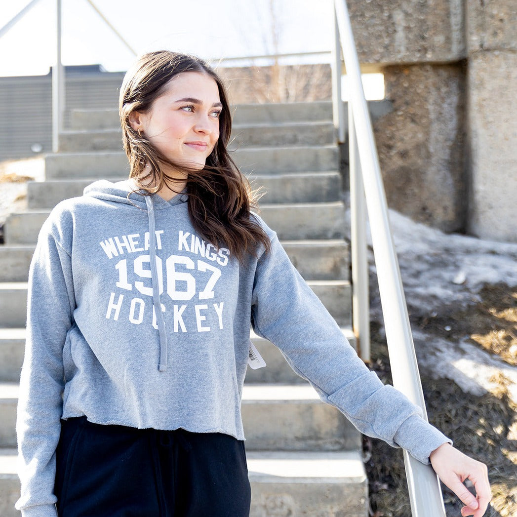 Women's Cropped Pullover Hoodie
