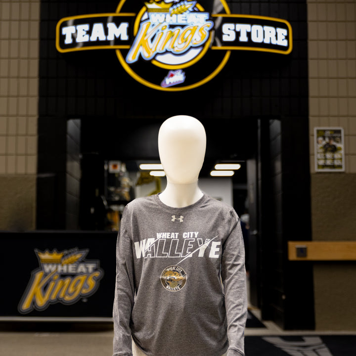 UA Youth Team Tech Long Sleeve - Wheat City Walleye