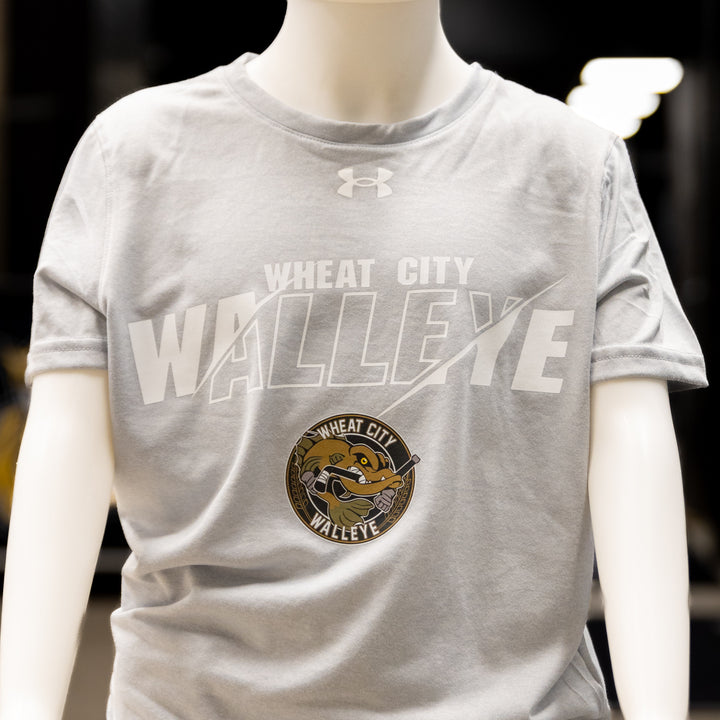 UA Youth Team Tech Short Sleeve - Wheat City Walleye