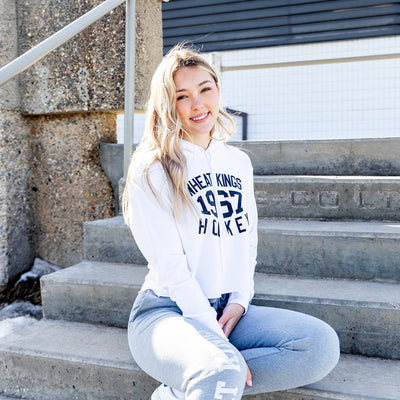 Women's Cropped Pullover Hoodie