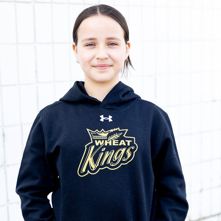 UA Youth Hustle Fleece Hoodie
