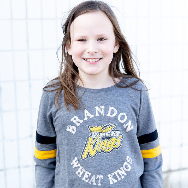 Girls Raglan Crew