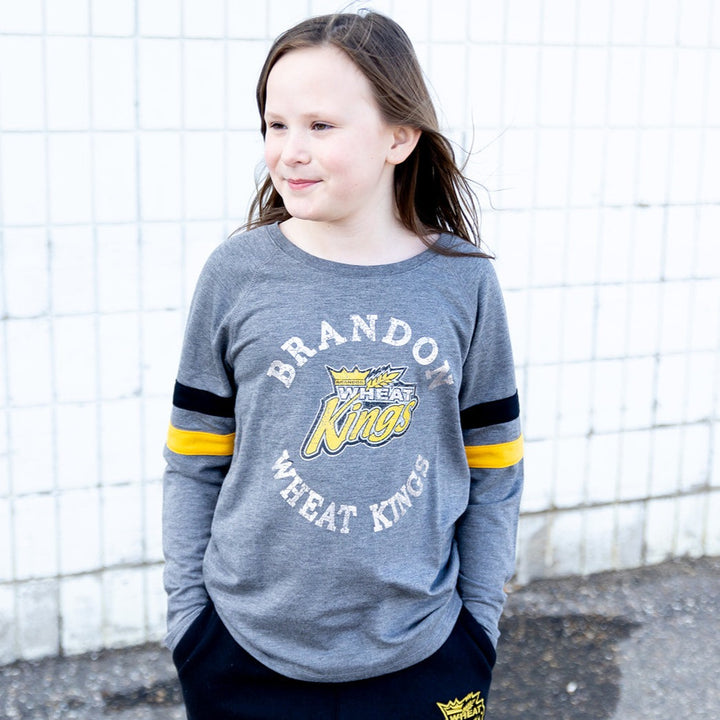 Girls Raglan Crew