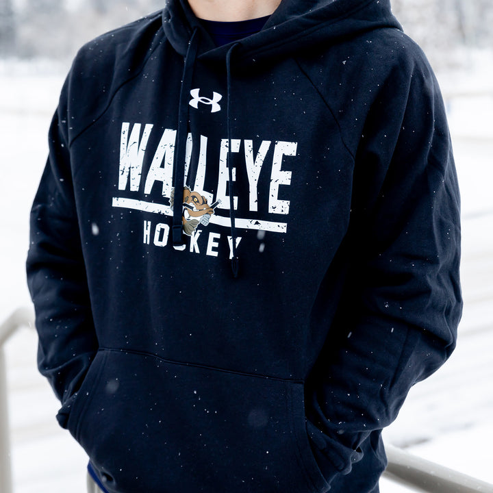 UA Men's Rival Fleece Hoody - Walleye Hockey