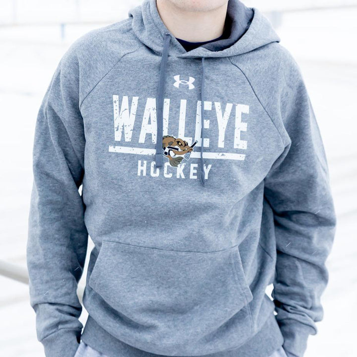 UA Men's Rival Fleece Hoody - Walleye Hockey