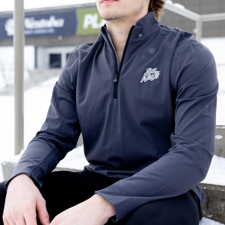 Greyson Crimsom Wolf Tate Mockneck 1/4 Zip