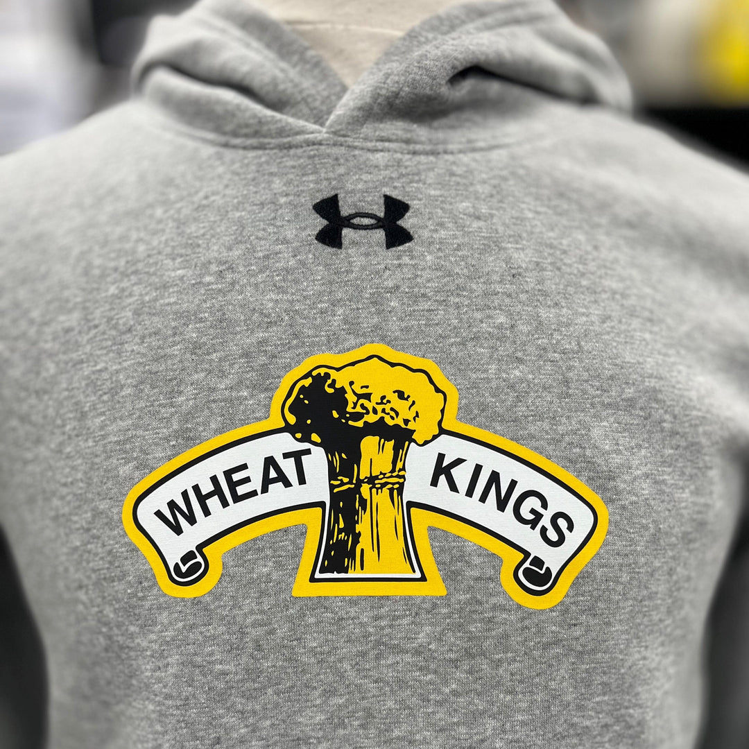 UA Youth Hustle Fleece Hoodie - Retro Logo