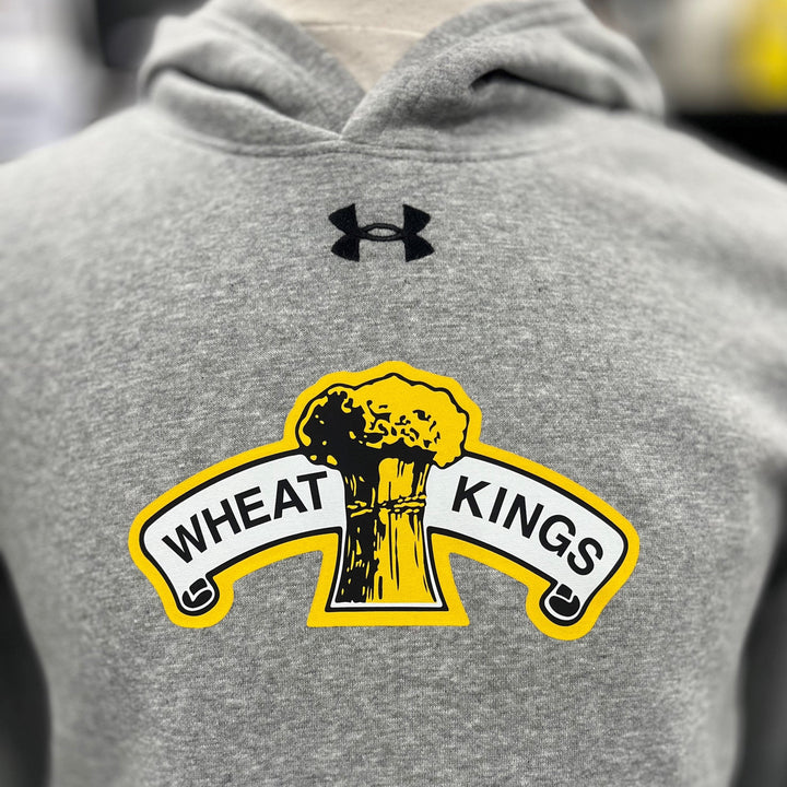 UA Youth Hustle Fleece Hoodie - Retro Logo