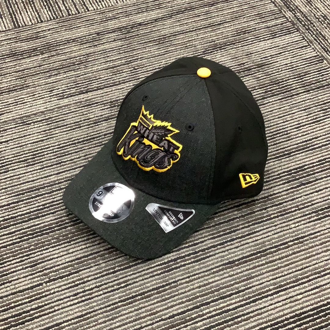 New Era 9FORTY Stretch-Snap - Heather Black/Black