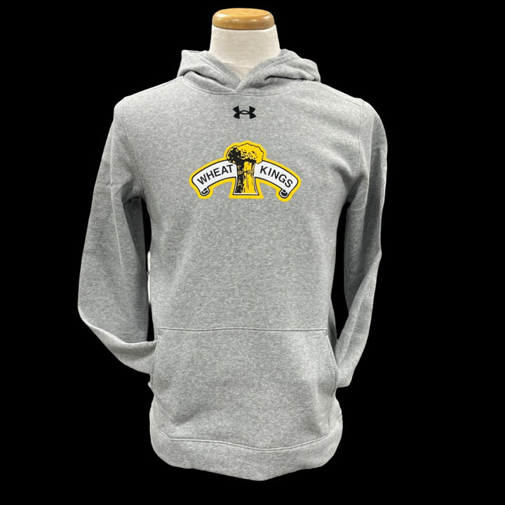 UA Youth Hustle Fleece Hoodie - Retro Logo