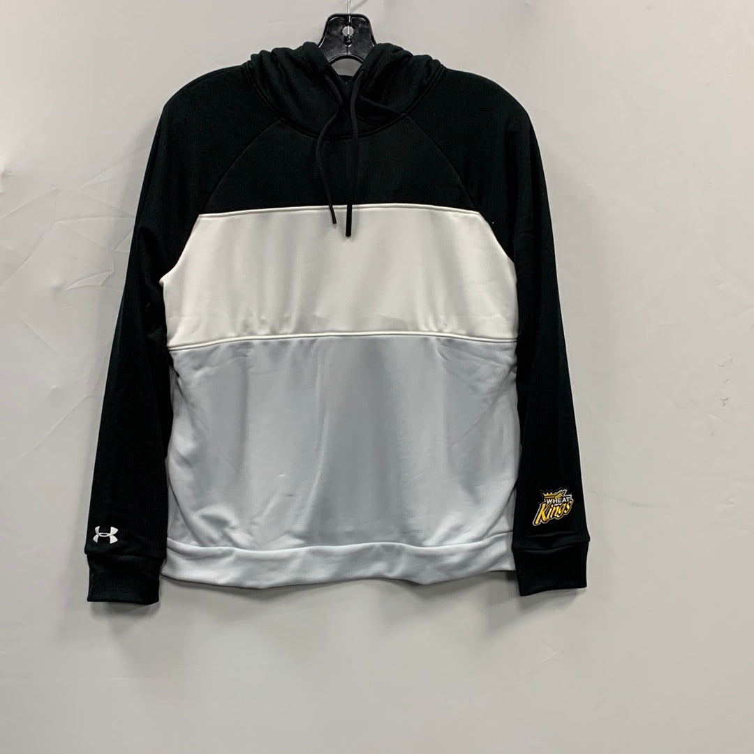 UA Women's Qualifier Fleece Blocked Hoodie - BWK