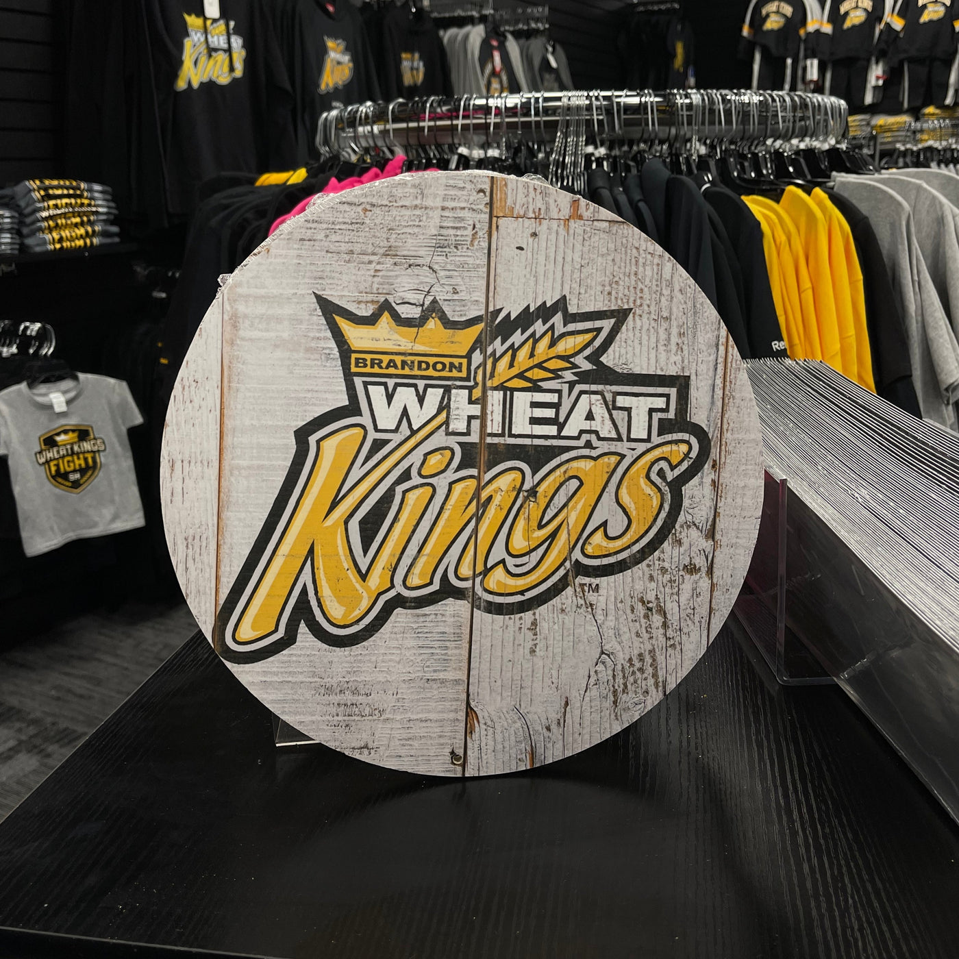Round Wooden Sign